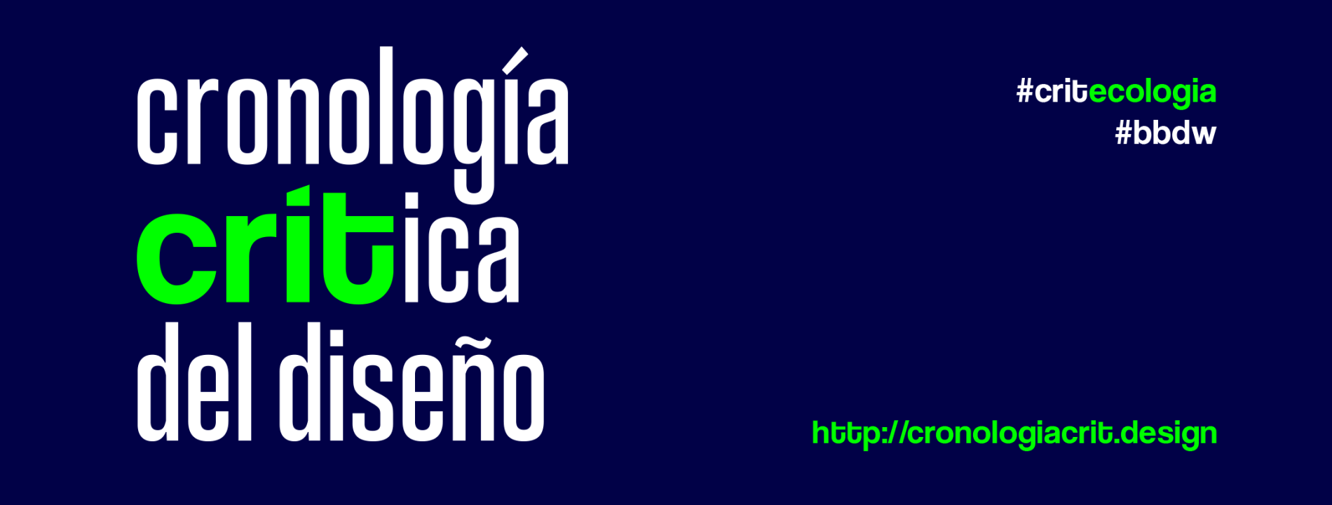CRIT Cronología crítica del diseño