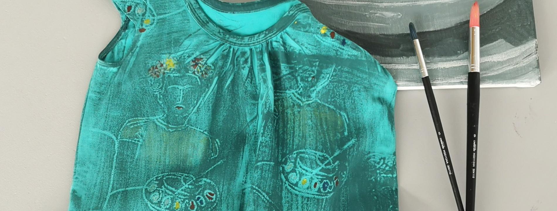 Upcycling textil con pintura
