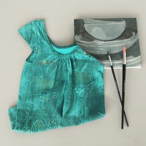 Upcycling textil con pintura